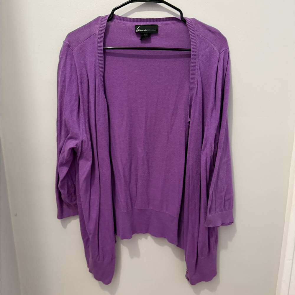 Lane Bryant Purple Women's Cardigan